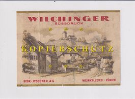 Etikette für Wein - Wilchinger Süssdruck /bd