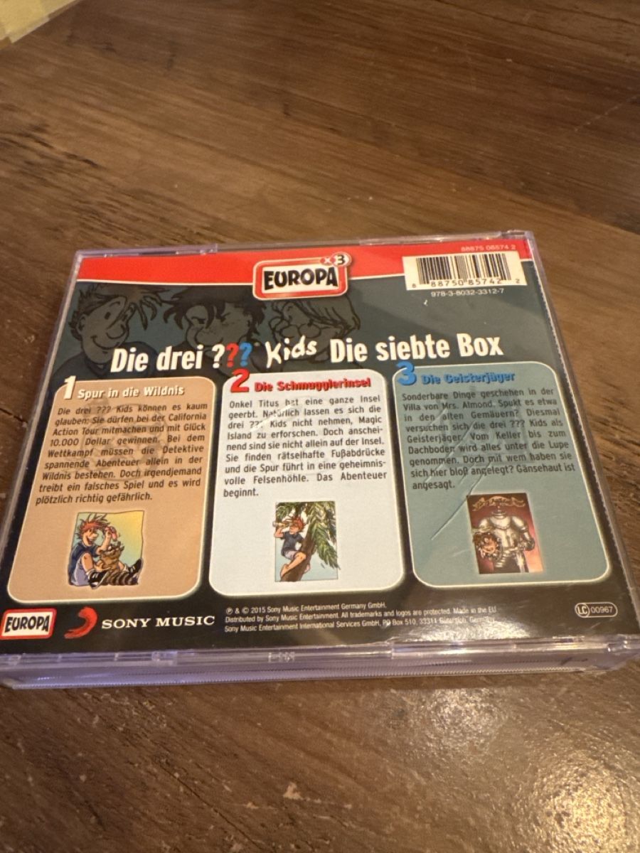 CD: Die drei Fragezeichen Kids,die siebte Box – Usato da Grossaffoltern venduto da sherry73 1