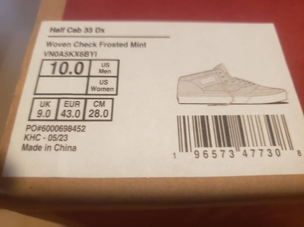Scarpe da uomo: Vans Half Cab, taille 10 US – Usato da Broc venduto da augustin.murith 3