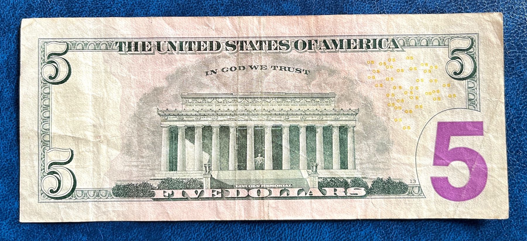 Banconote: Usa 5 Dollars 2006 billet – Nuovo (secondo la descrizione) da Renan BE venduto da johncactus 1
