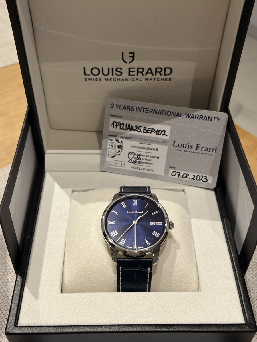 Louis Erard Uhren: Louis Erard Héritage 40mm – Gebraucht aus Rheineck von UhrenReinhardt