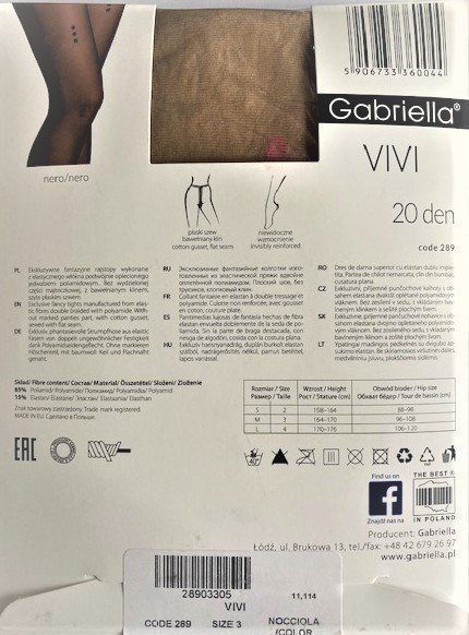 Calze & Collant: Strumpfhose Gabriella Vivi – Nuovo e nell'imballaggio originale da Menziken venduto da chianti10 1