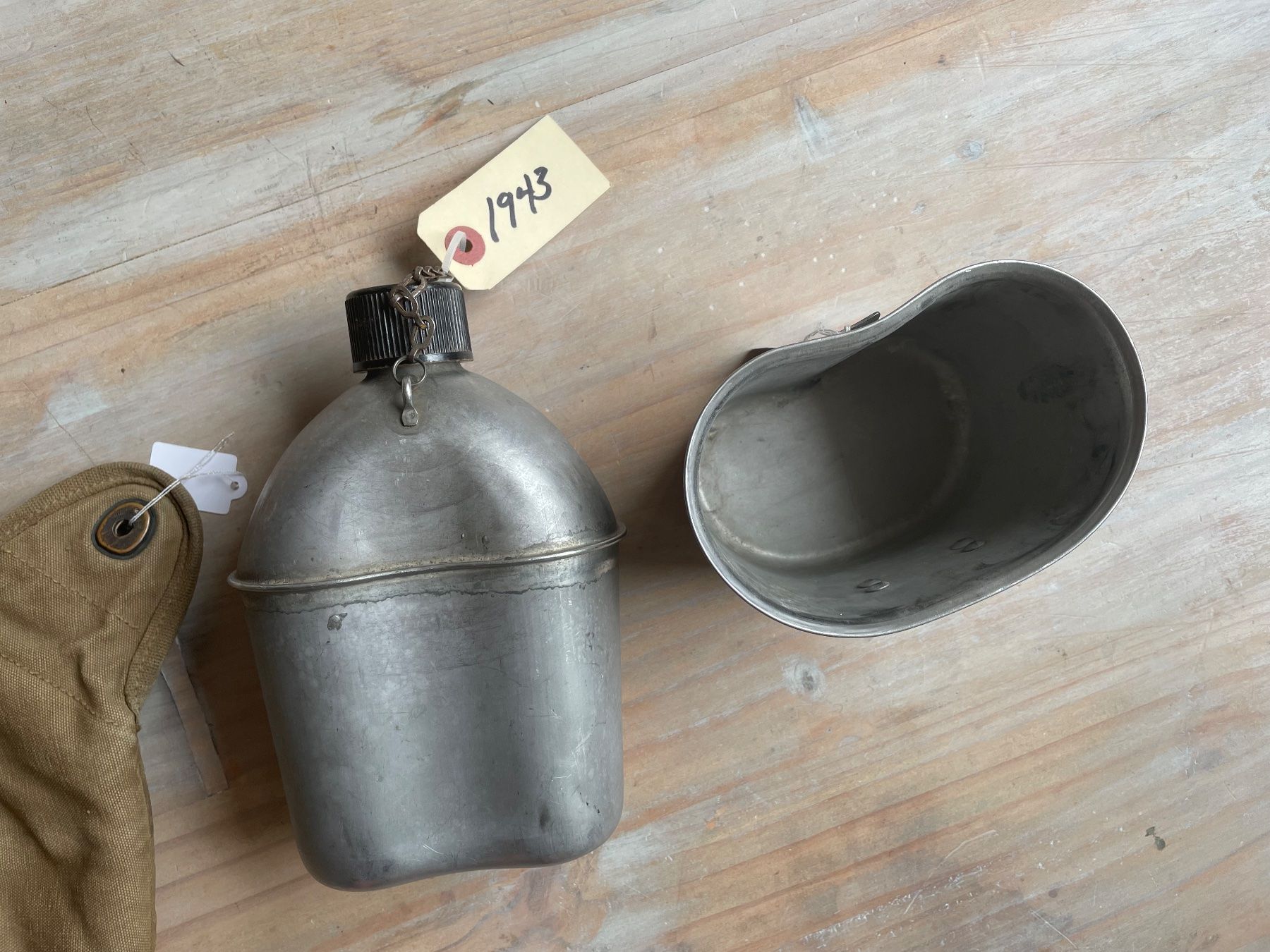 US Army Uniformen: Original us Army WW2 canteen – Gebraucht aus Oberbütschel von Woodie2005 7