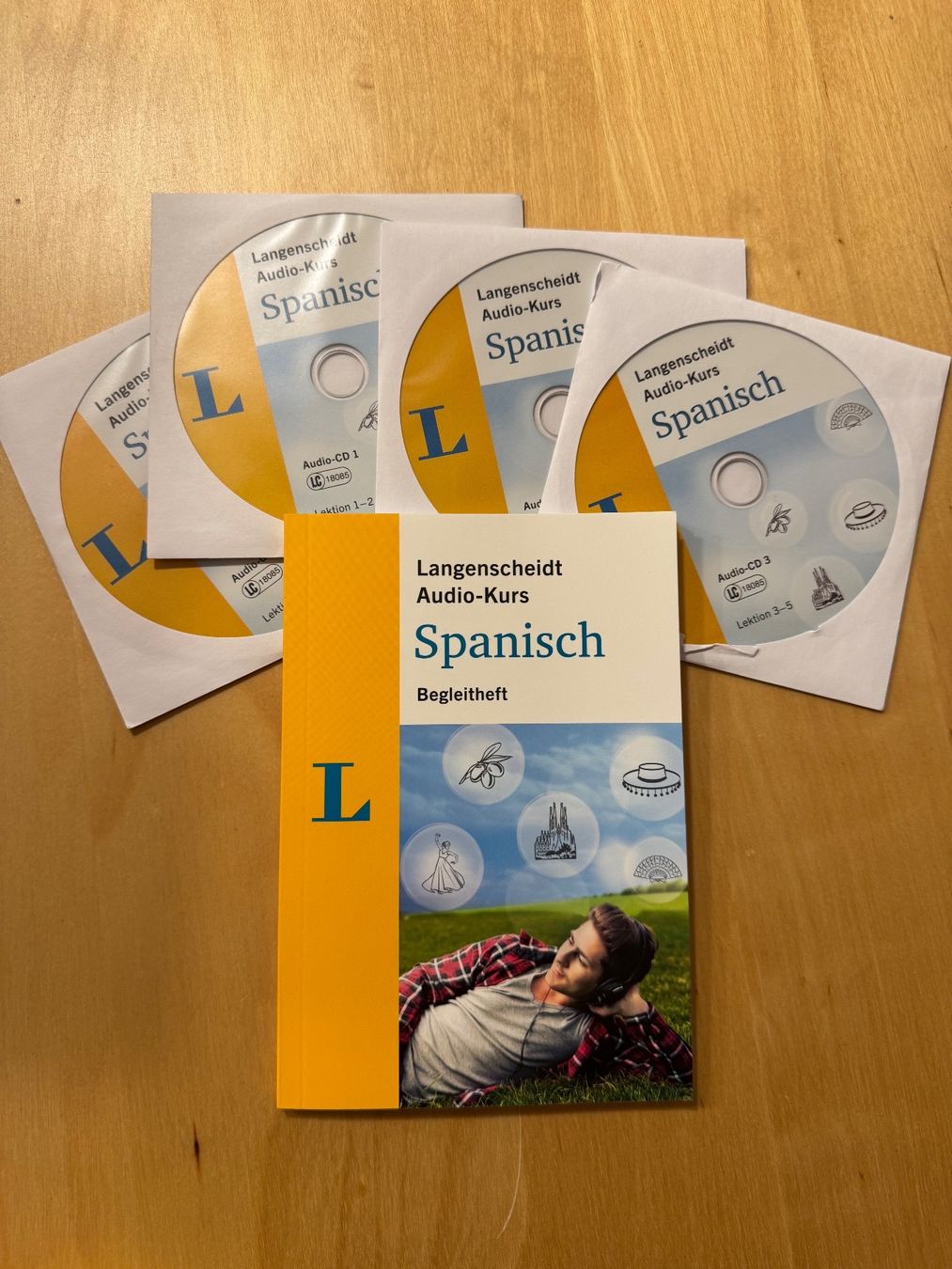 CDs: Spanisch Audio-Kurs mit 4 CDs & Begleitheft – D'occasion à Goldach par Hibiskus23