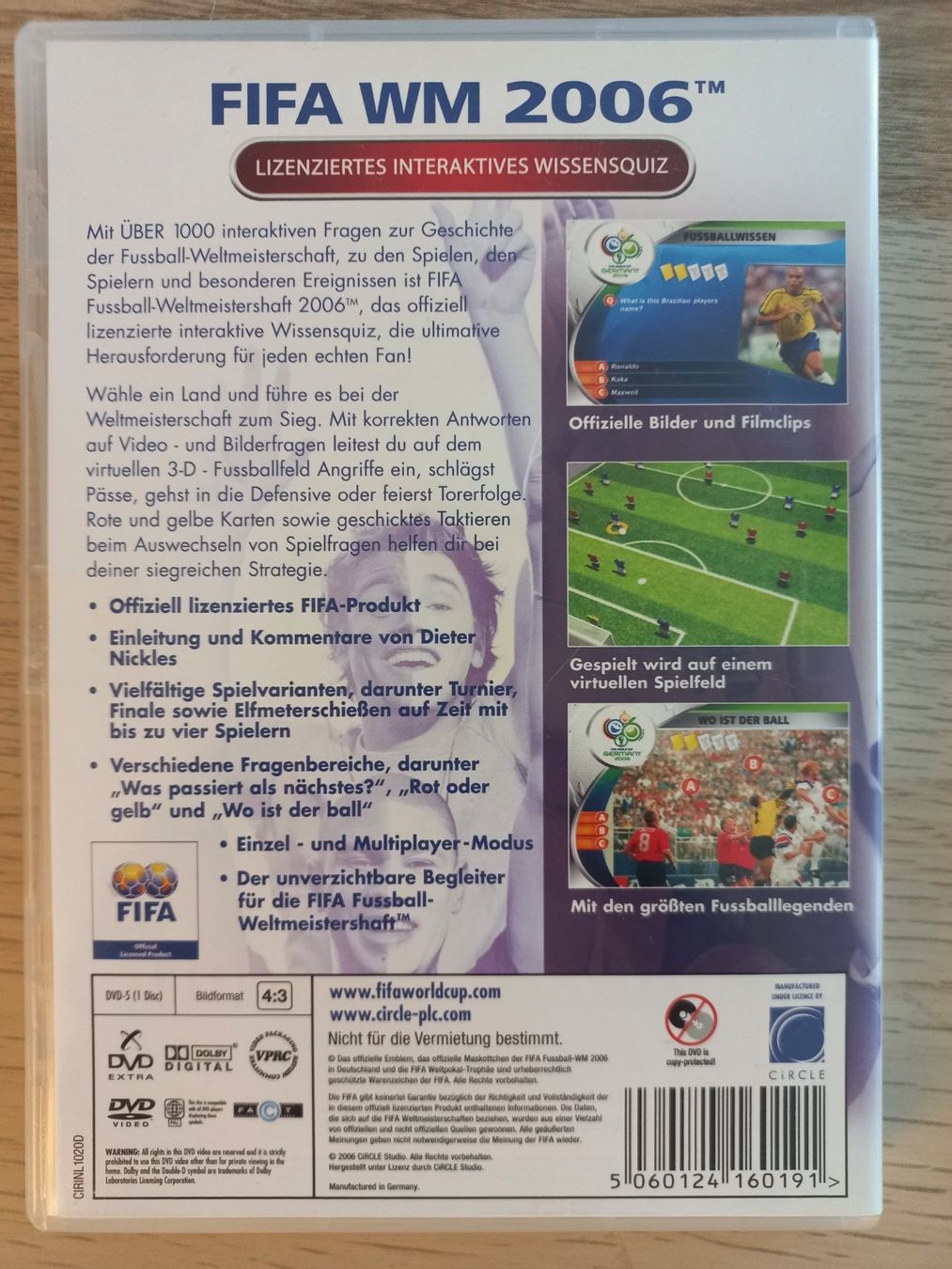 Spiele: DVD - SPIEL FIFA WM 2006 – Gebraucht aus Embrach von avesi 1