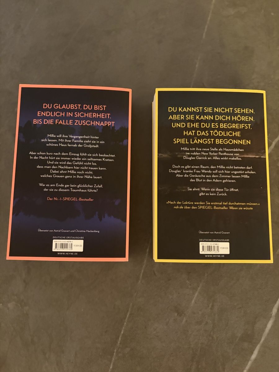 Livres: Bücher Thriller Freida McFadden 2 Stk. – D'occasion à St. Gallen par Nobra001 1
