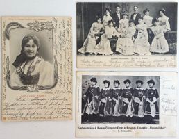 3x AK von 1901-05: Frauen machen Musik