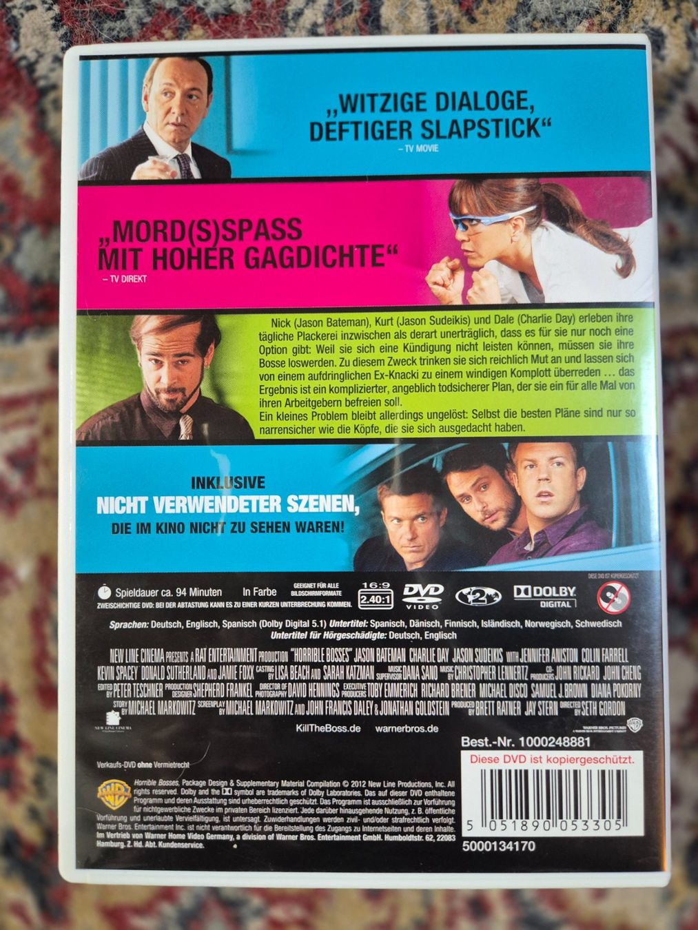 Tutti i DVDs: Kill the Boss DVD - Schwarze Komödie – Usato da Solothurn venduto da Daniel_SO 1