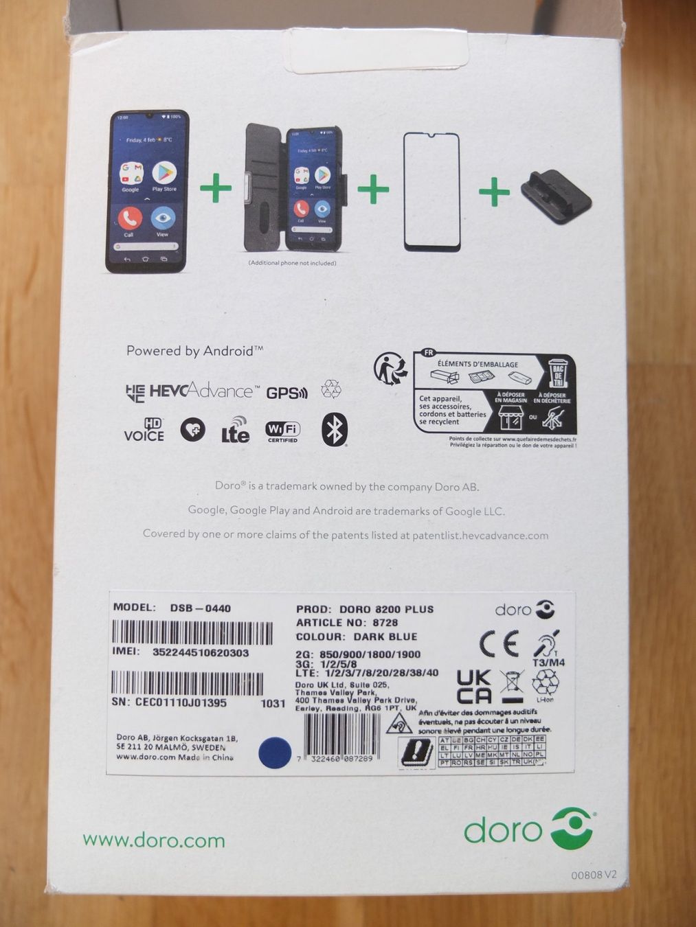 Doro Telefoni cellulari / Smartphones: Doro 8200 plus (smartphone senior) – Nuovo e nell'imballaggio originale da Fribourg venduto da poe_pbn7 5