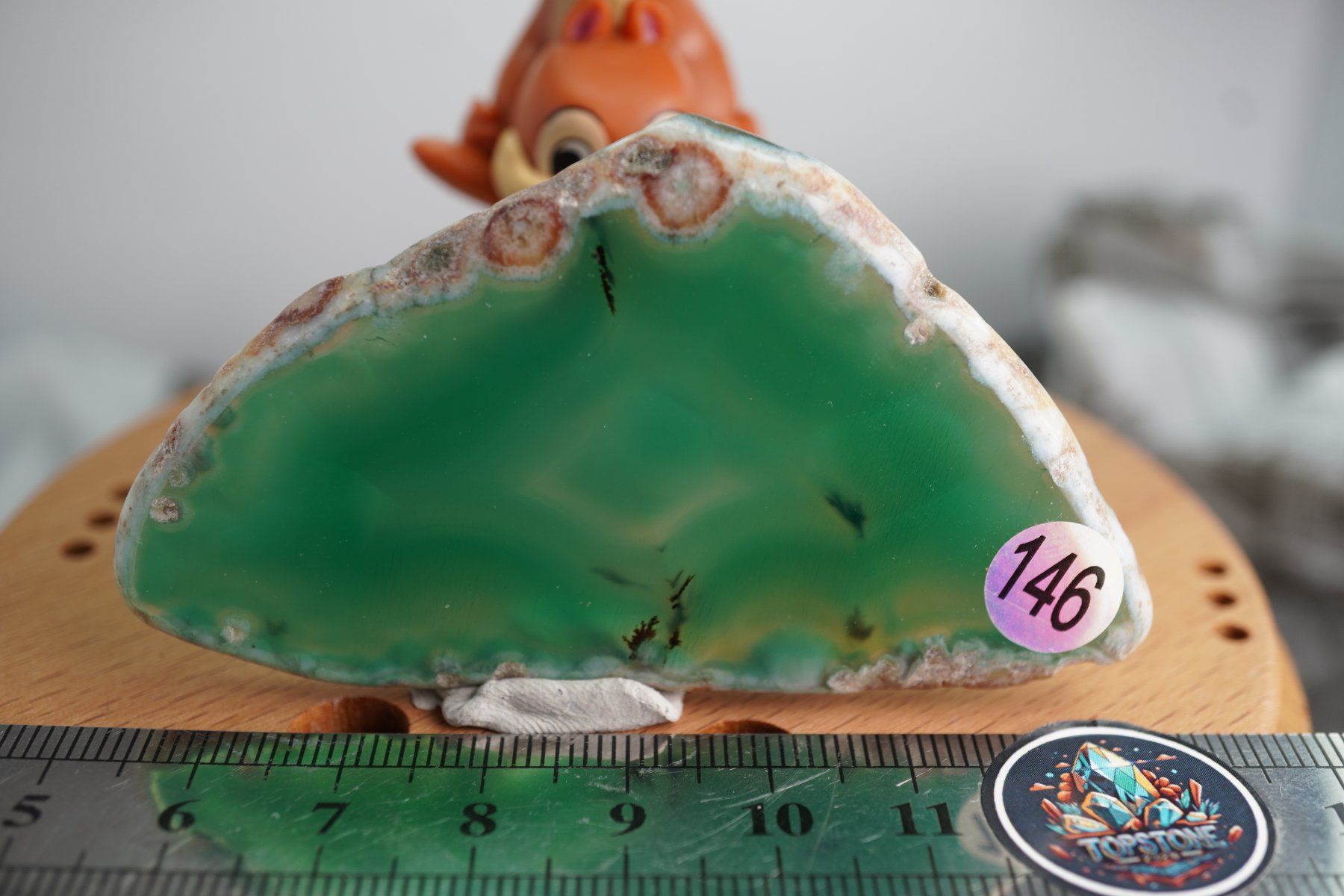 Mineralien & Heilsteine: Achat Scheibe Grün  (Räumung!) – Neu und originalverpackt aus Eschenbach SG von topstone 2