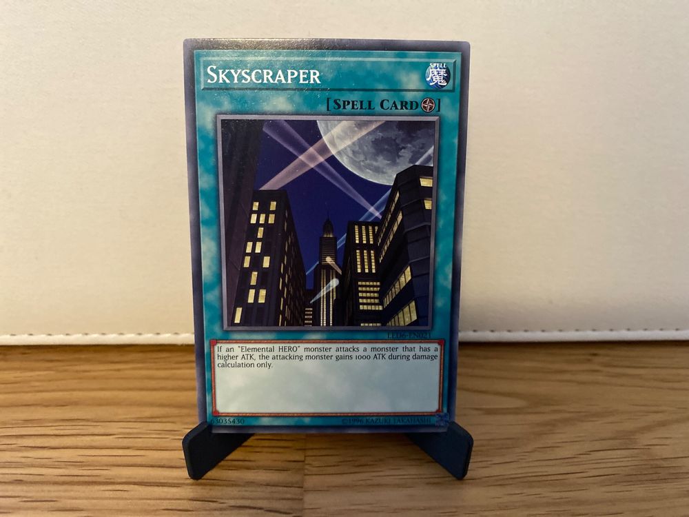 Carta De Yu-Gi-Oh! - Rascacielos, Edicin Limitada Pegatina Rasca