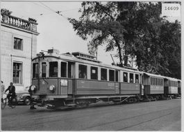 Schaffhausen Bahnhofplatz Tram BDe 4/4 4