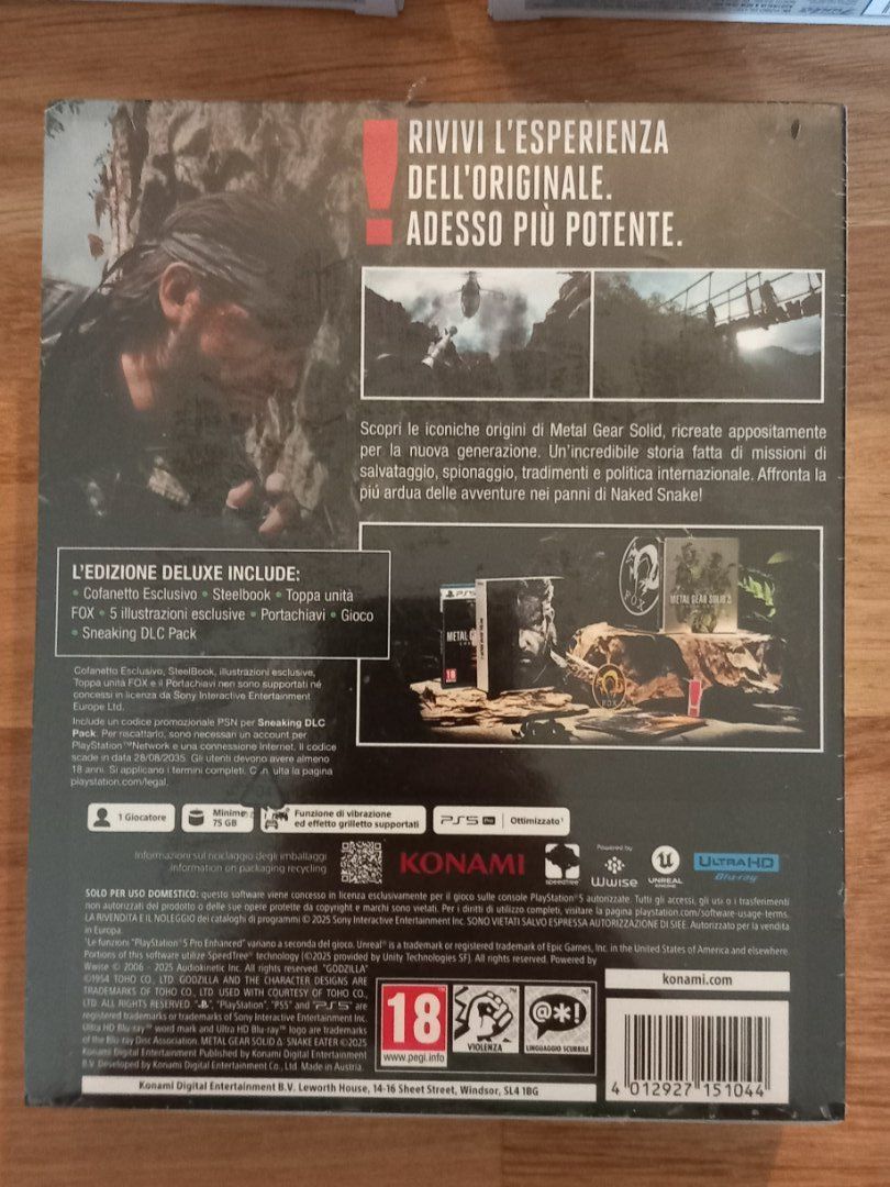 Giochi: Metal Gear Solid Delta PS5 Edition Deluxe + 2 Funko Pop – Nuovo e nell'imballaggio originale da Yverdon-les-Bains venduto da fla_z2k7 1