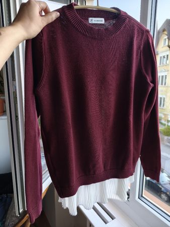 Guimanos Sweater, with pleated detail
