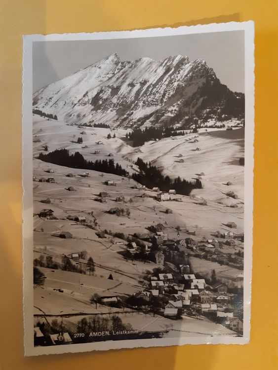 alte Karte Amden Leistkamm, Winter (Gebraucht) in Wattwil für CHF 0.4 ...