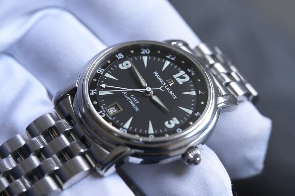 Maurice Lacroix Orologi: Maurice Lacroix Pontos Gmt 10818, full set – Usato da Eschert venduto da 0gravity