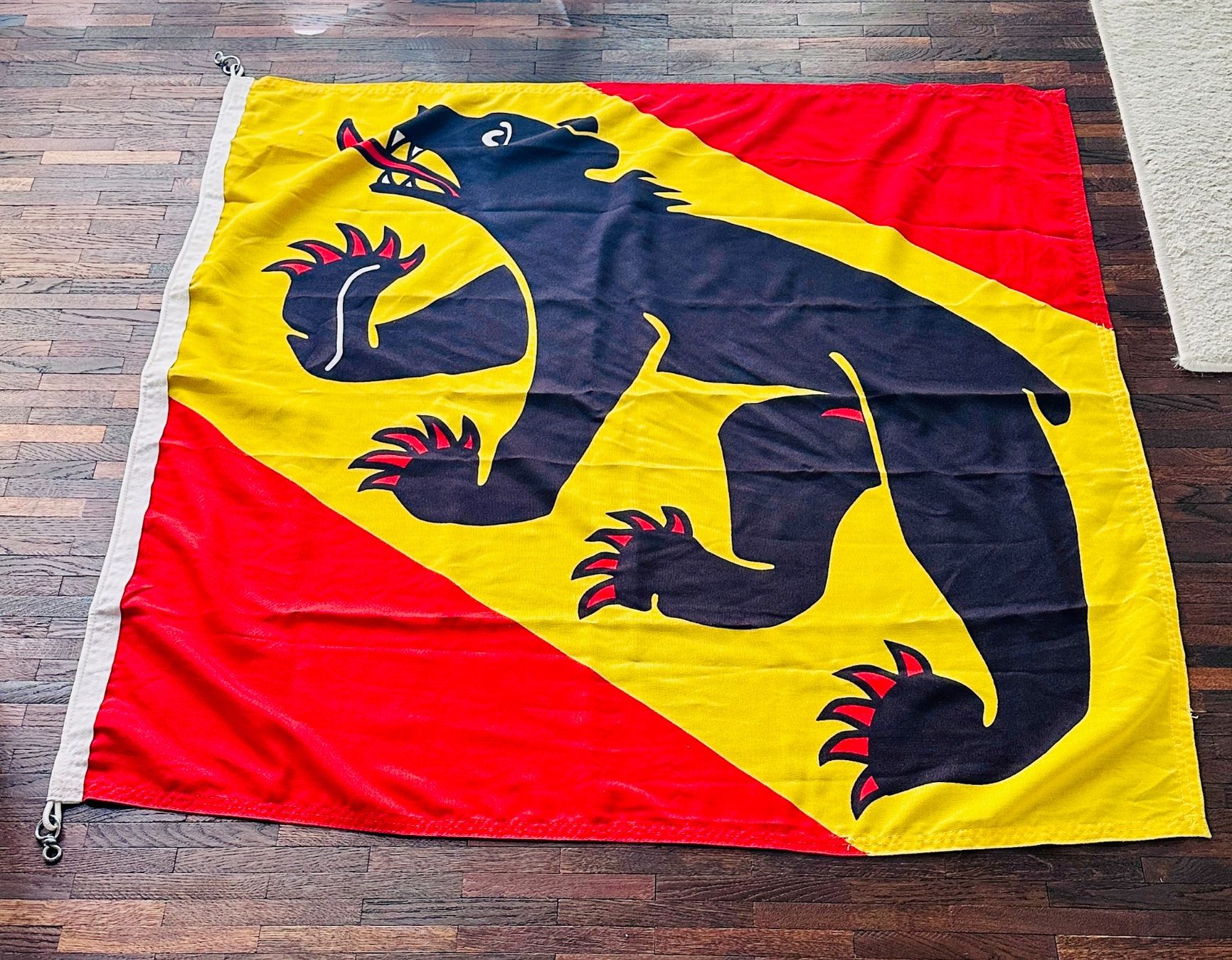 Bandiere: Kantonsfahne klassisch Bern Superflag® 100x100 cm – Nuovo (secondo la descrizione) da Niederwangen BE venduto da Snopken