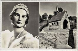 SZ 22 2-Bild-AK Küssnacht Gedächtniskapelle Königin Astrid