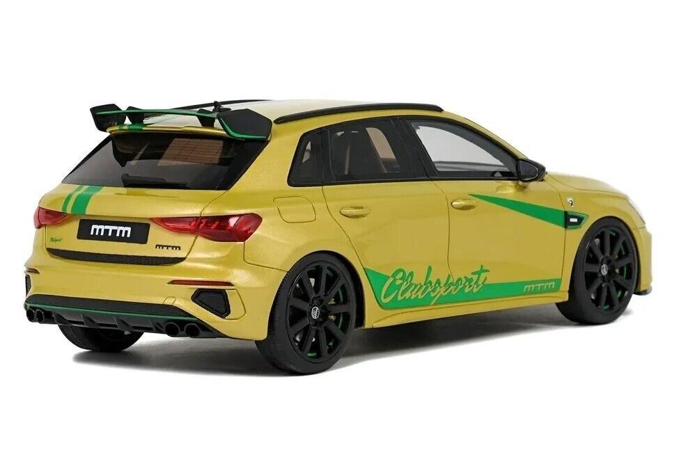 Marketplace : AUDI S3 MTM 2022 Jaune - GT Spirit - 1:18