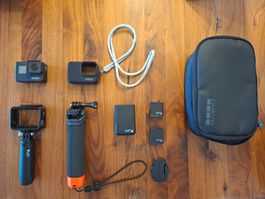GoPro HERO7 Black mit umfangreichem Original-Zubehör