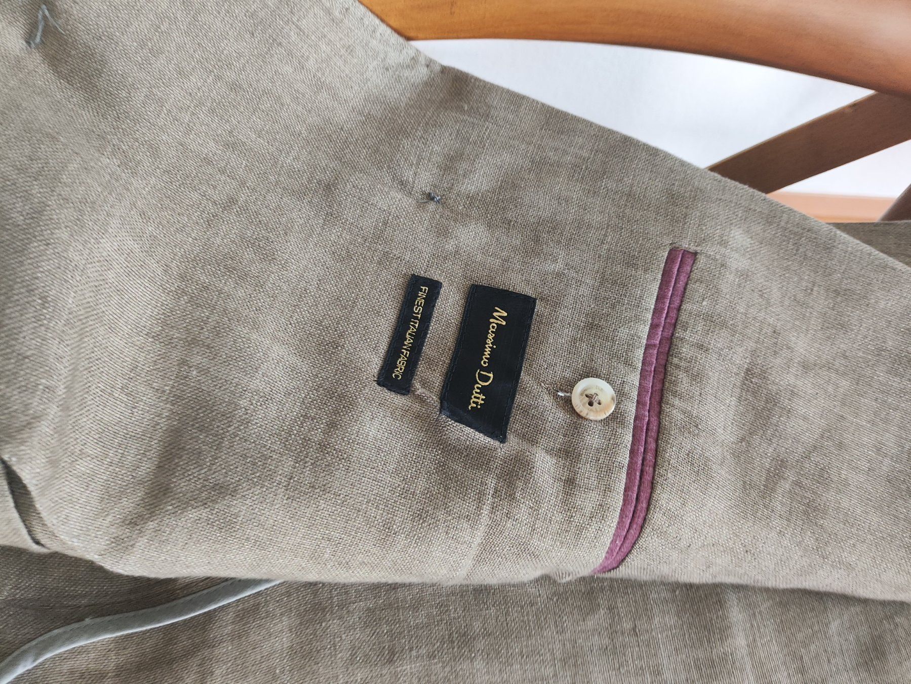 Giacche: Massimo Dutti linen jacket size L – Usato da Adliswil venduto da Minndulis 2