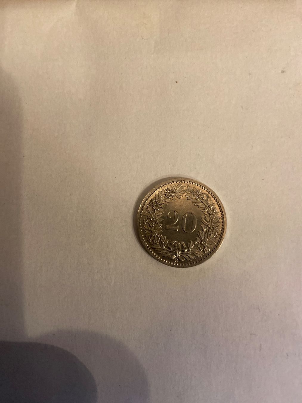 Tutti le monete: 20 Rappen Münze 1891 – Nuovo (secondo la descrizione) da Zürich venduto da ragusa45