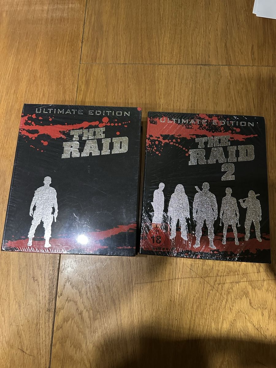 Tous les DVDs: The Raid 1-2 Ultimate Edition 10 Disc uncut big box DVD Blu – Neuf avec emballage d'origine à Benken ZH par Audi-erich