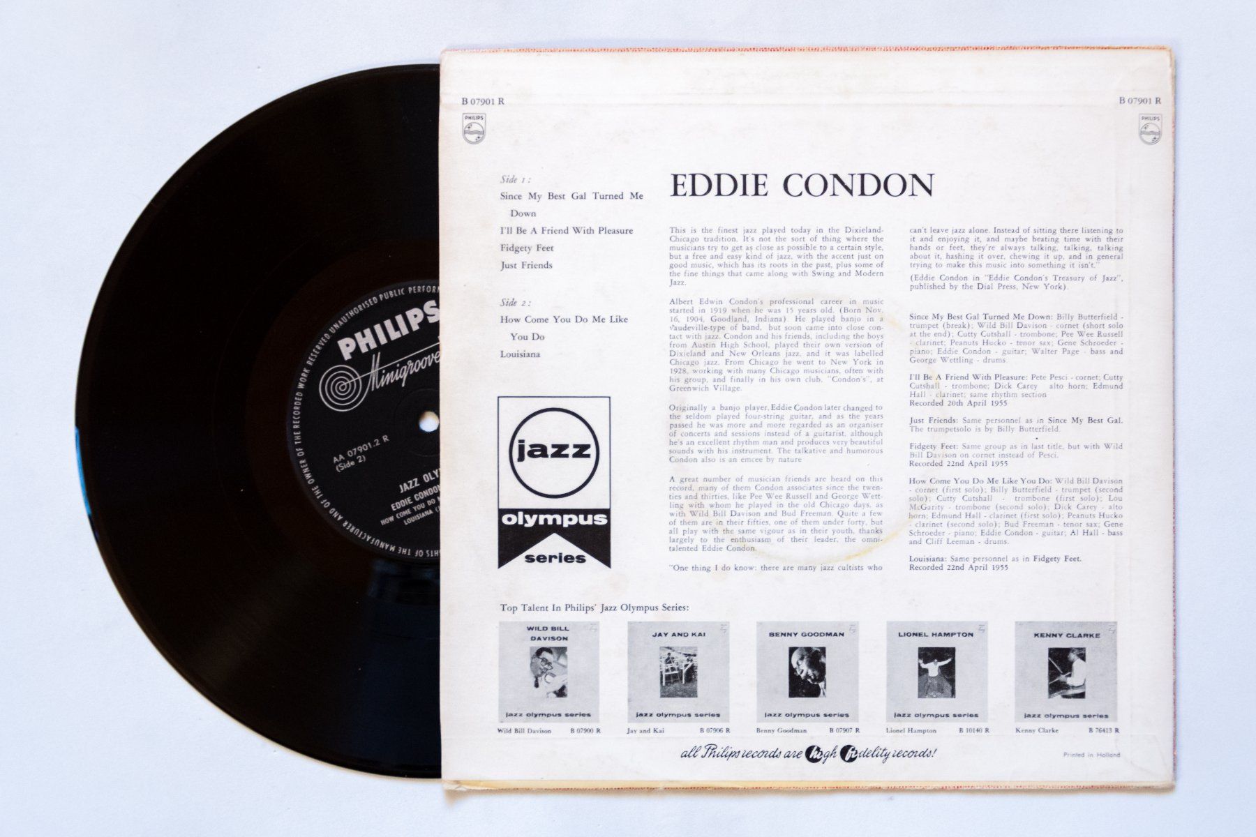 Dischi in vinile: Eddie Condon - Jazz Olympus Series – Usato da Belmont-sur-Yverdon venduto da ag97 1