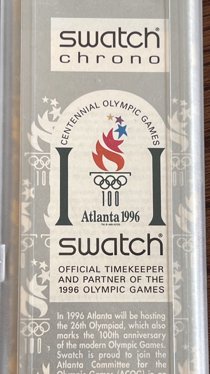 Swatch Uhren: Swatch Uhr Atlanta 1996 originalverpackt – Neu und originalverpackt aus Obernau von HansLohmann 8