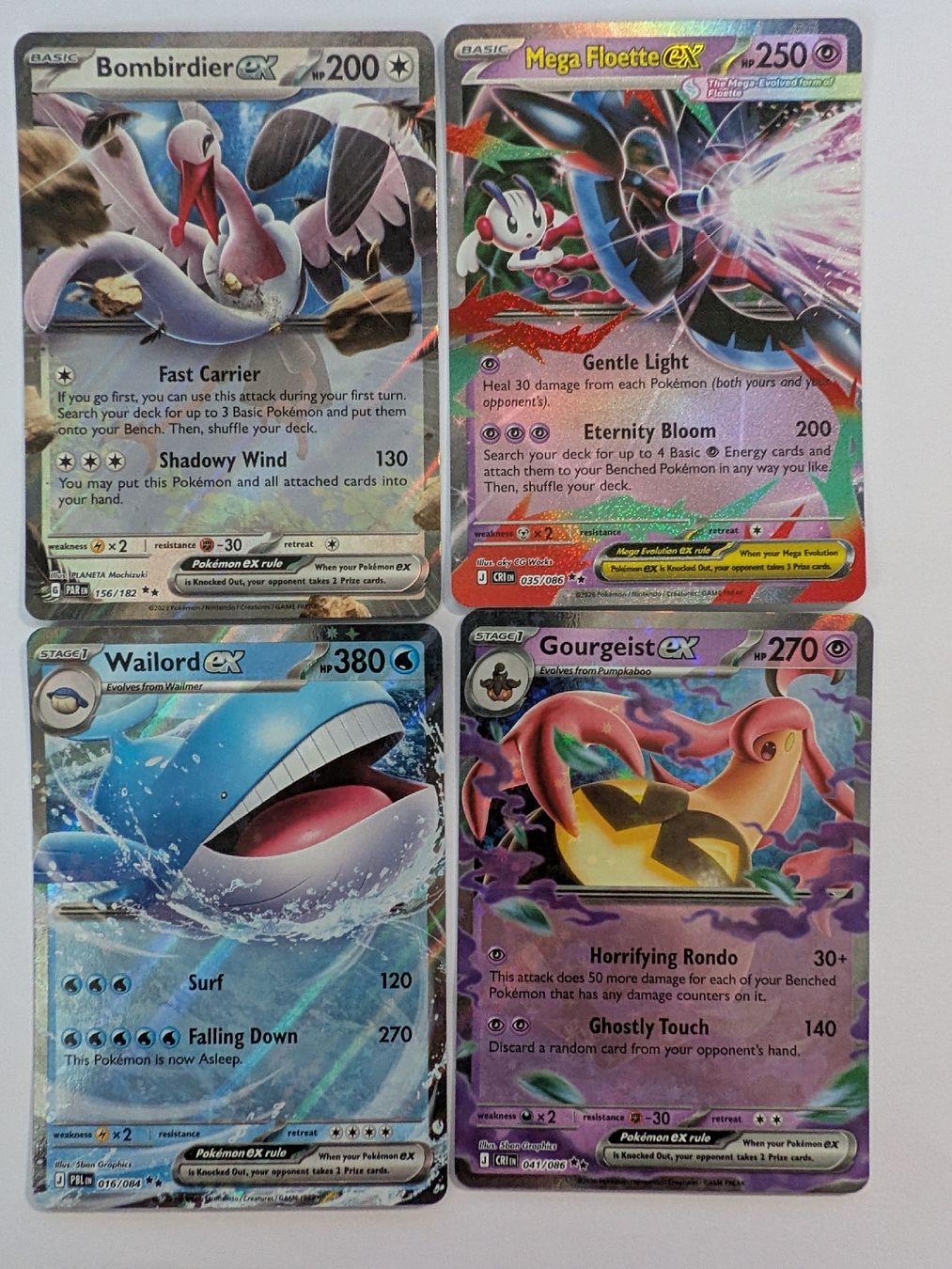 Pokémon Sammelbilder & Trading cards: 4-teiliges Pokémon Karten-Set  – Neu (gemäss Beschreibung) aus Märstetten von eri_9lt8