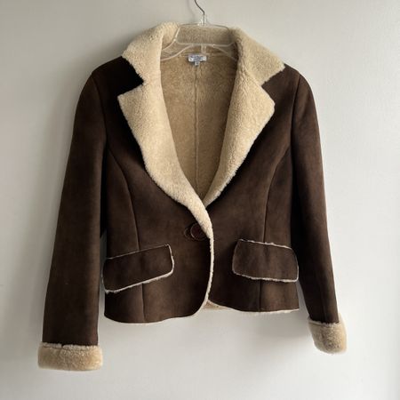 Paul Smith Shearling Jacket, Women's Size 42 Italy, Winter