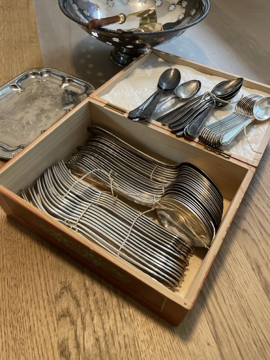 Set di posate: Vintage versilbert besteck – Usato da Riehen venduto da ose58 1