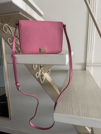 Dolce & Gabbana handbag pink leather small crossbody