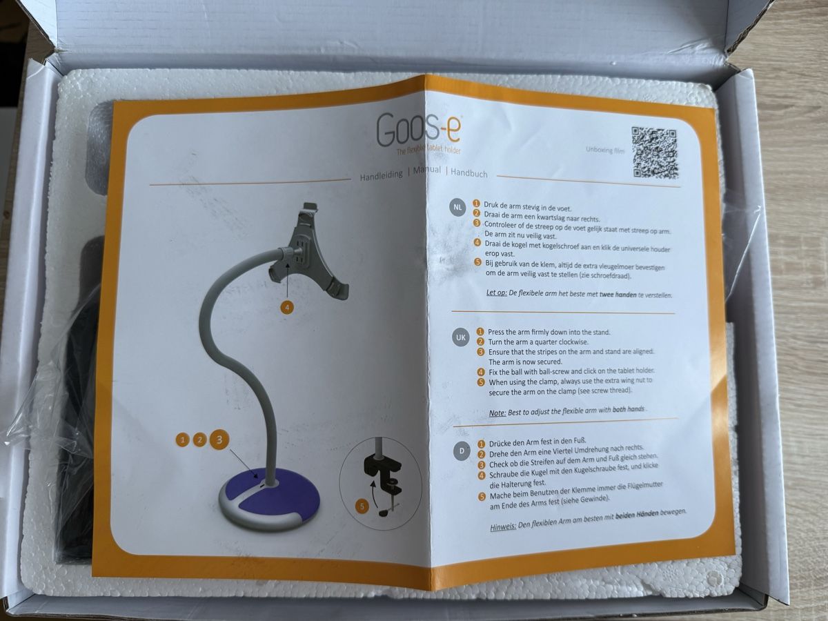 Staffa per monitor: Tablet-Halter von Goos-e - Ideal für Streaming – Nuovo e nell'imballaggio originale da Wetzikon ZH venduto da Rap_vh2l 6