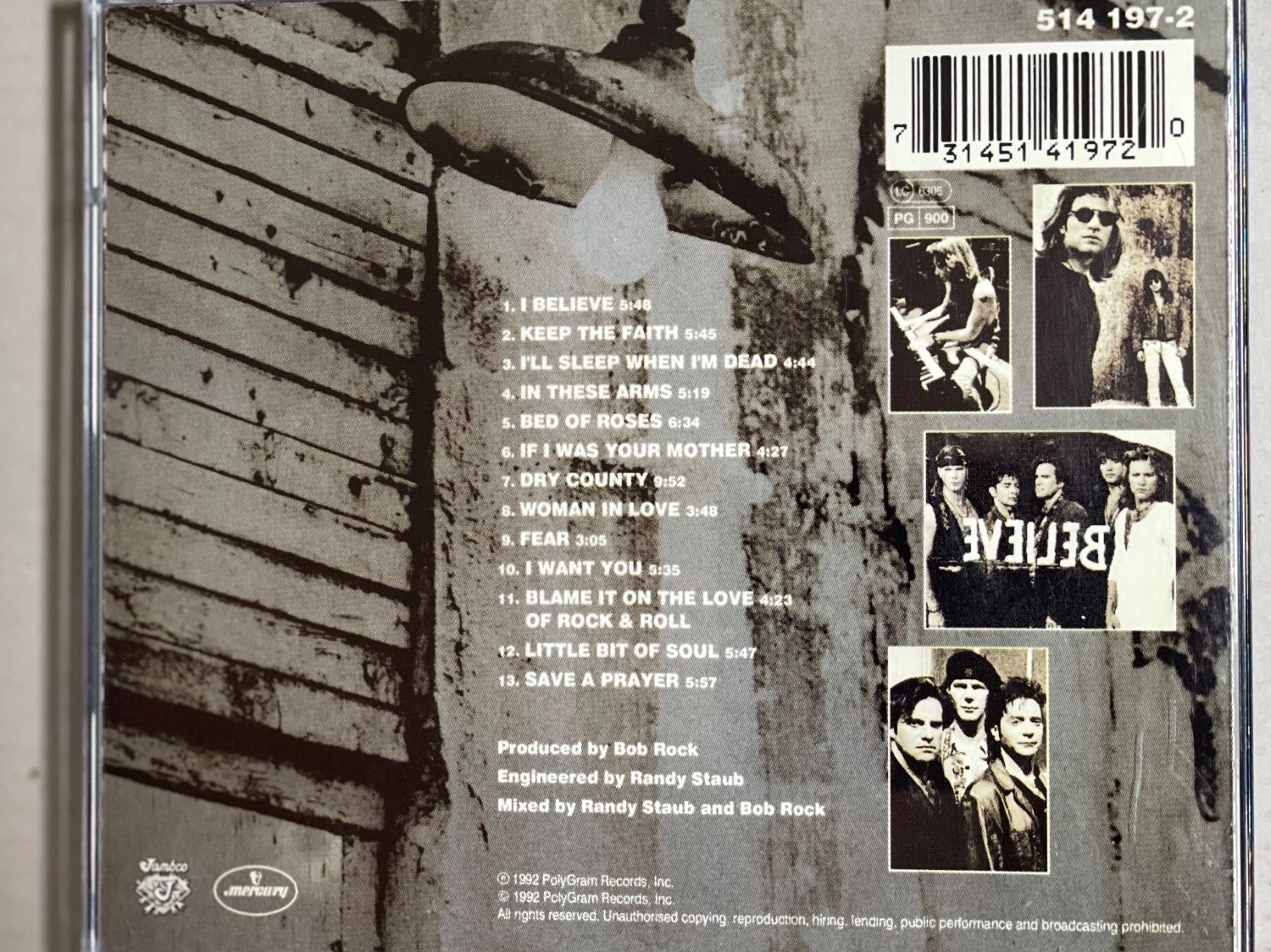CD: Bon Jovi-Keep The Faith – Usato da Muri b. Bern venduto da AdidasCollector 1