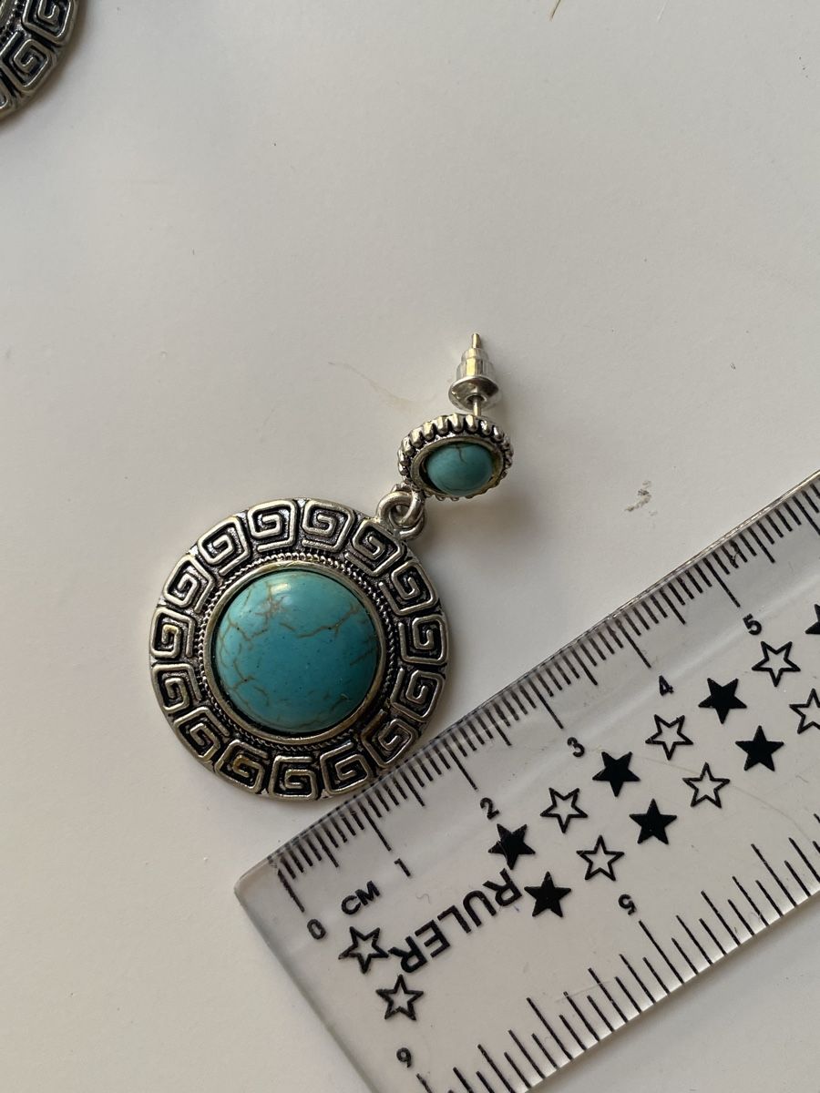 Orecchini pendenti & Orecchini a lobo: Vintage Turquoise Ohrringe – Usato da Givisiez venduto da dor_xb9k 1