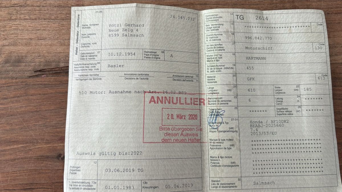 Boote: Motorschiff Hartmann – Defekt aus Salmsach von Willkaufen1985 7