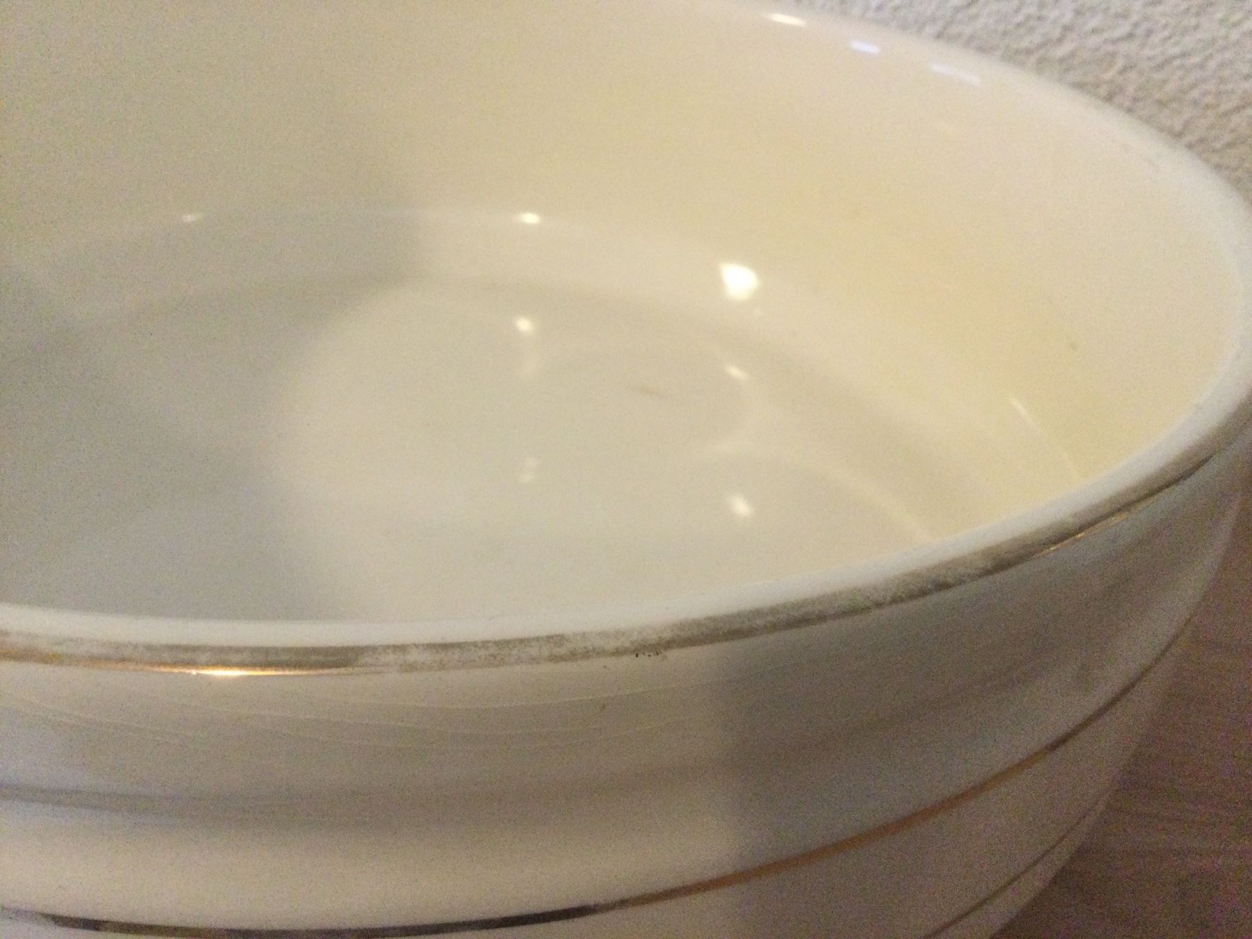 Ciotole: 2-teilige Waschgarnitur Goldrand – Usato da Wassen UR venduto da SABDOM 3