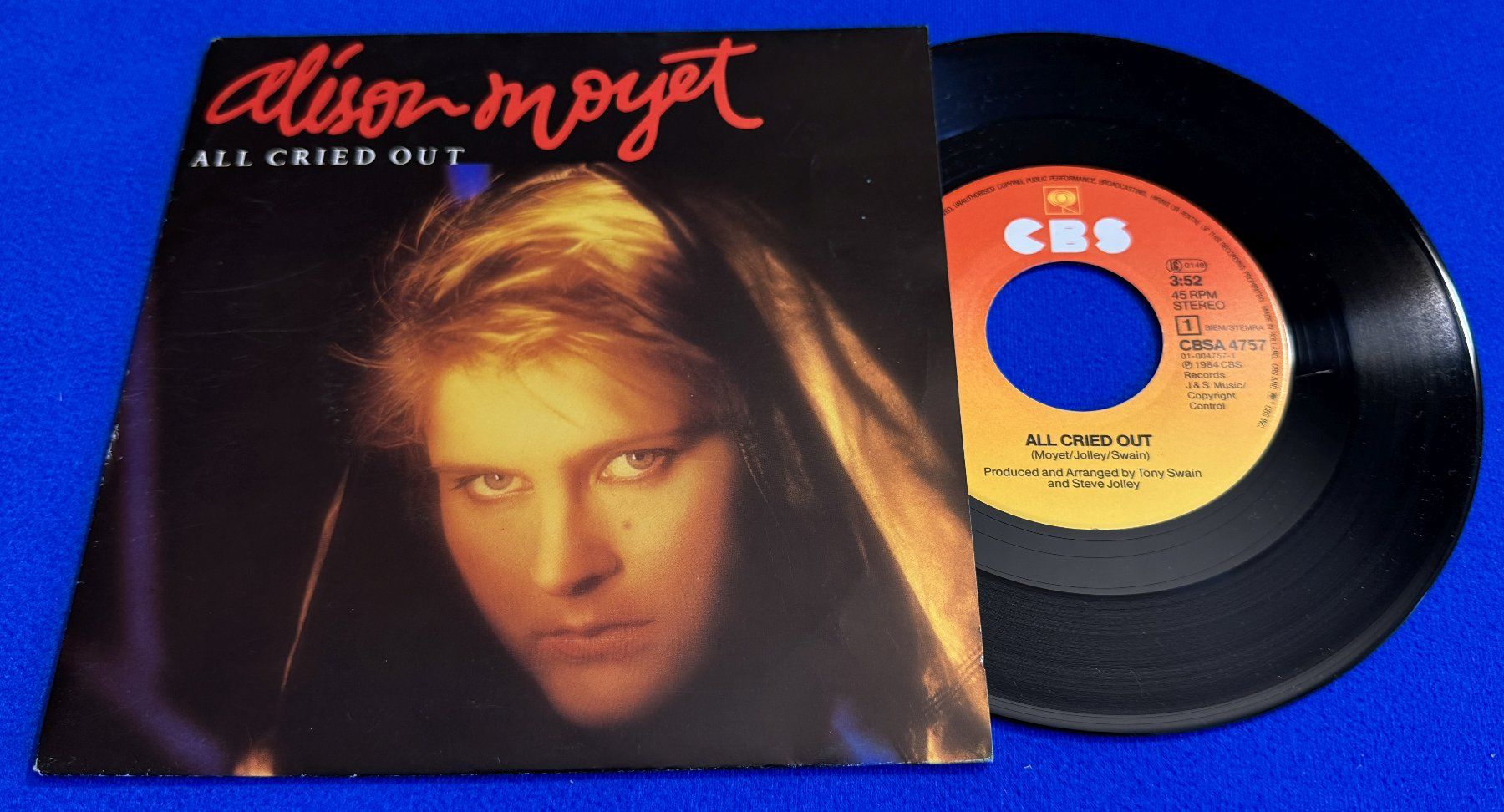 Dischi in vinile: Alison Moyet - All Cried Out - 7" Single – Usato da Triesen venduto da Ot1100