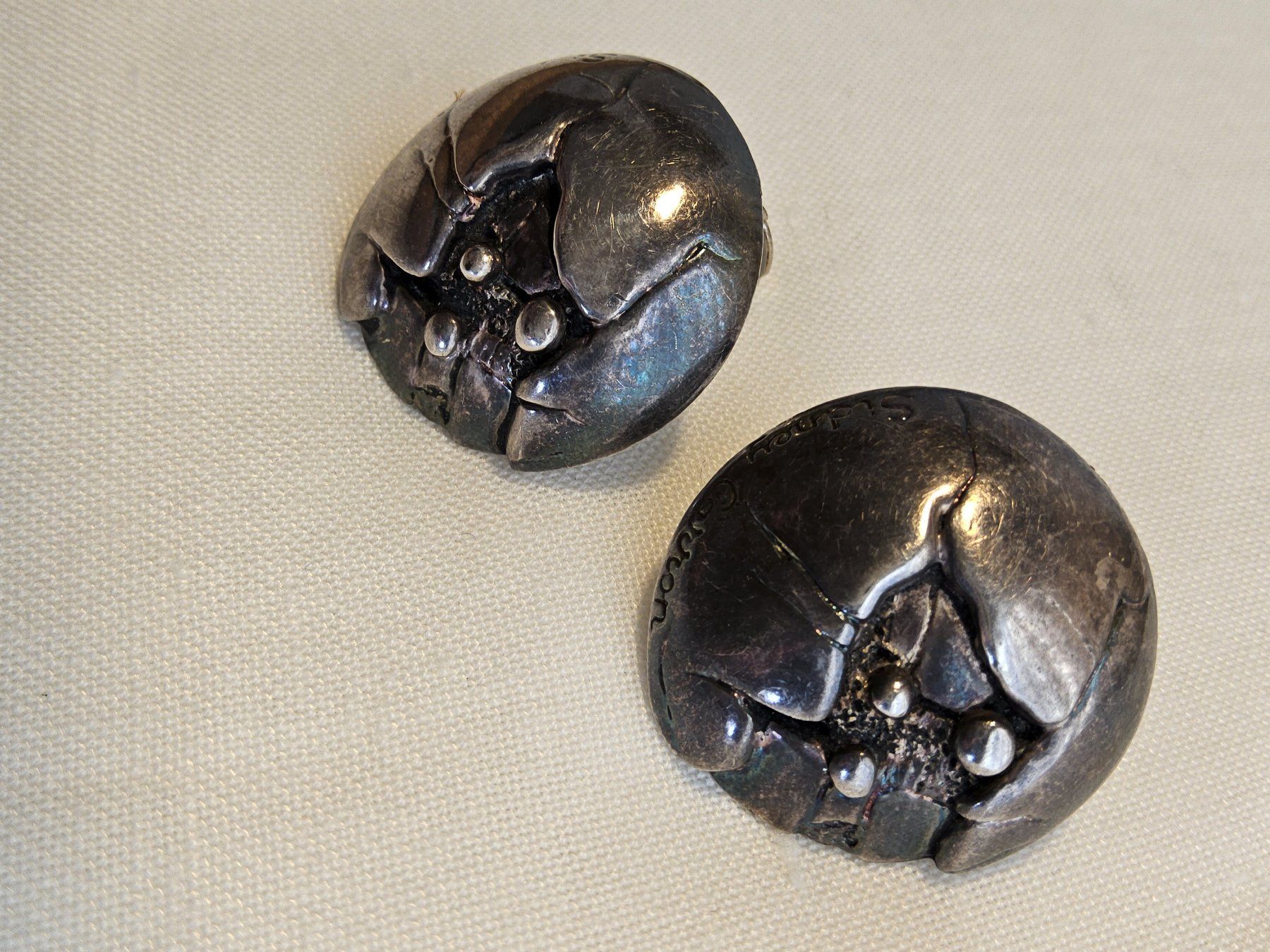 Ohrringe & -stecker: Vintage Sidney Larron Paris signierte Ohrclips – Gebraucht aus Zürich von SciTec 5