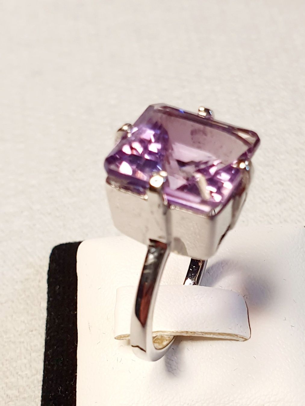 Ringe: Ring Silber mit grossem Amethyst Rechteckschliff neu – Neu (gemäss Beschreibung) aus Zürich von Bieter04 3