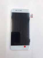 Huawei P10 Display LCD  mit Rahmen Weiss