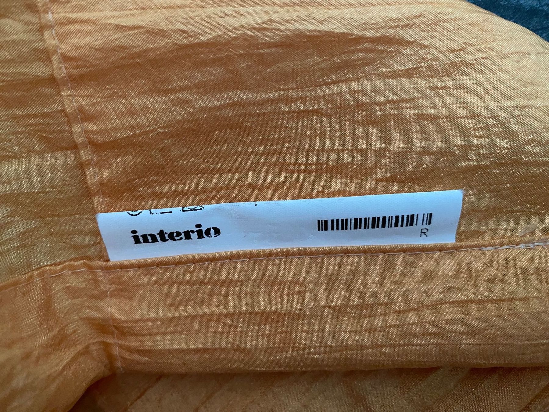 Interio Vorhänge: 2 Vorhänge orange Interio – Gebraucht aus Speicherschwendi von ChHW 2