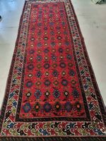 120×330 Orientteppich Läufer Handgeknüpft gereinigt