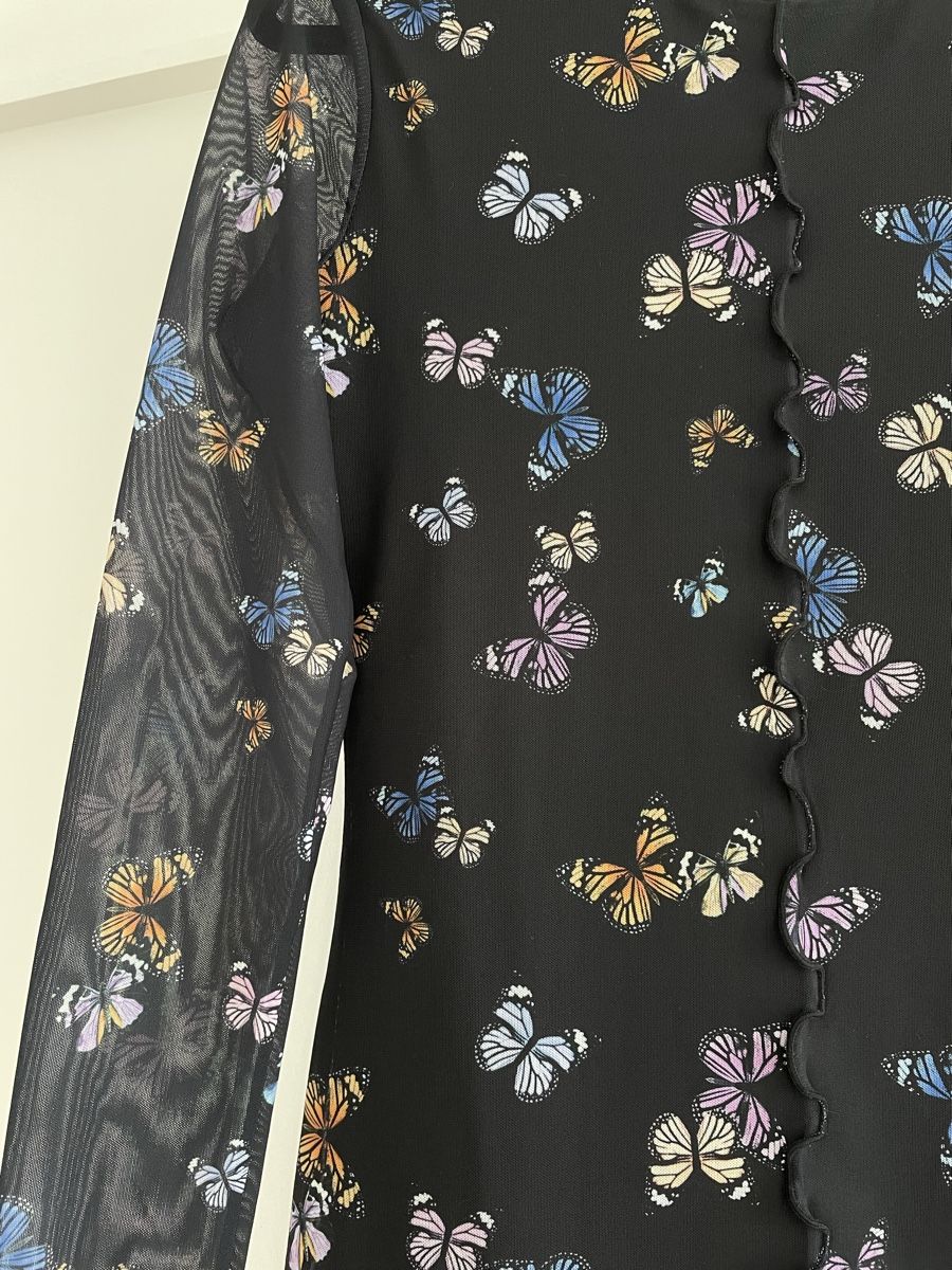 Tally Weijl Vestiti: Kleid mit Schmetterlingen, Gr. M – Usato da Winterthur venduto da juju_27 1