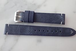 HANDGEFERTIGTES UHRENARMBAND AUS LEDER 18mm.
