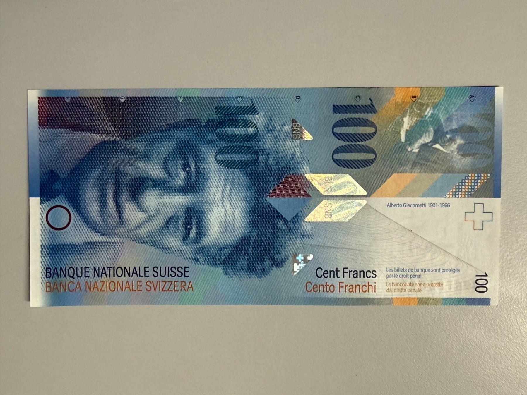 Banconote: Schweizer Banknote 100 Franken / ungefaltet – Nuovo (secondo la descrizione) da Arch venduto da Noah819