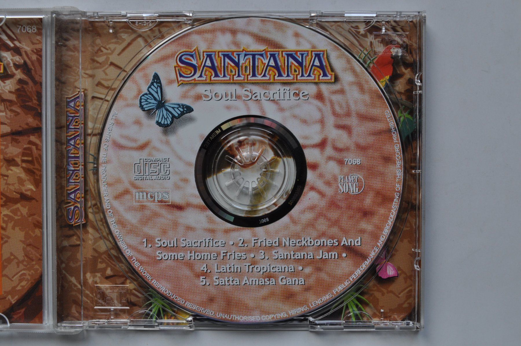 CD: Santana - Soul Sacrifice – Usato da Marin-Epagnier venduto da Vinil68 2