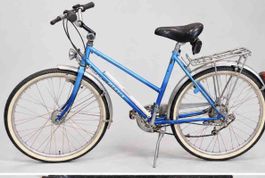 Damen Citybike blau Stahlrahmen akzeptabler Zustand