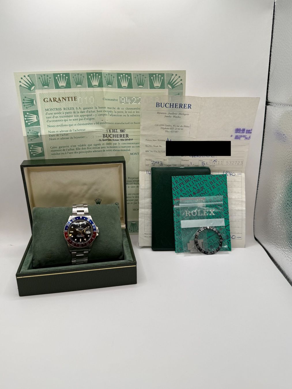 Rolex Orologi: rolex gmt master 1987 fullset – Usato da Bottens venduto da Evergold.ch 3